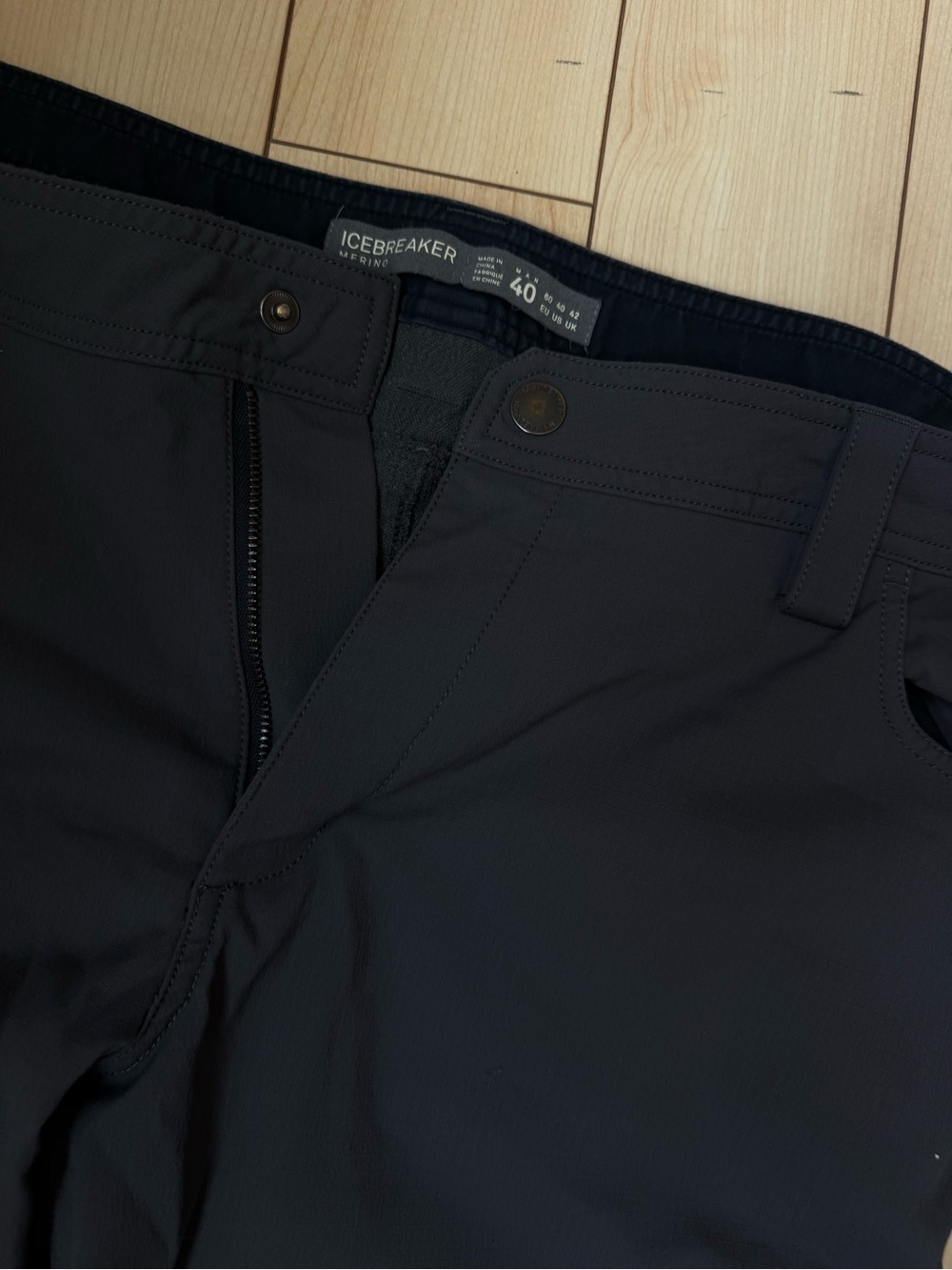 Icebreaker merino wool lined pants lot x 2 40 and 42 with 30 inch inseam - Picture 8 of 13
